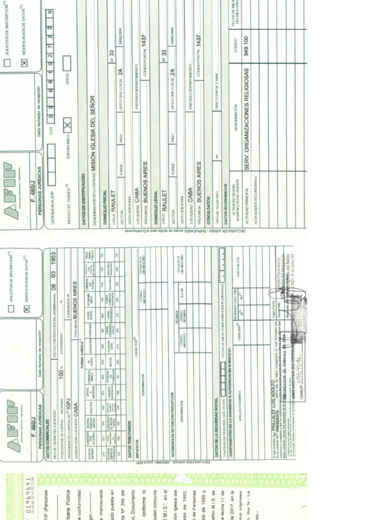 Form 460 J | PDF