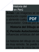 Breve Historia Del Dibujo en Perú