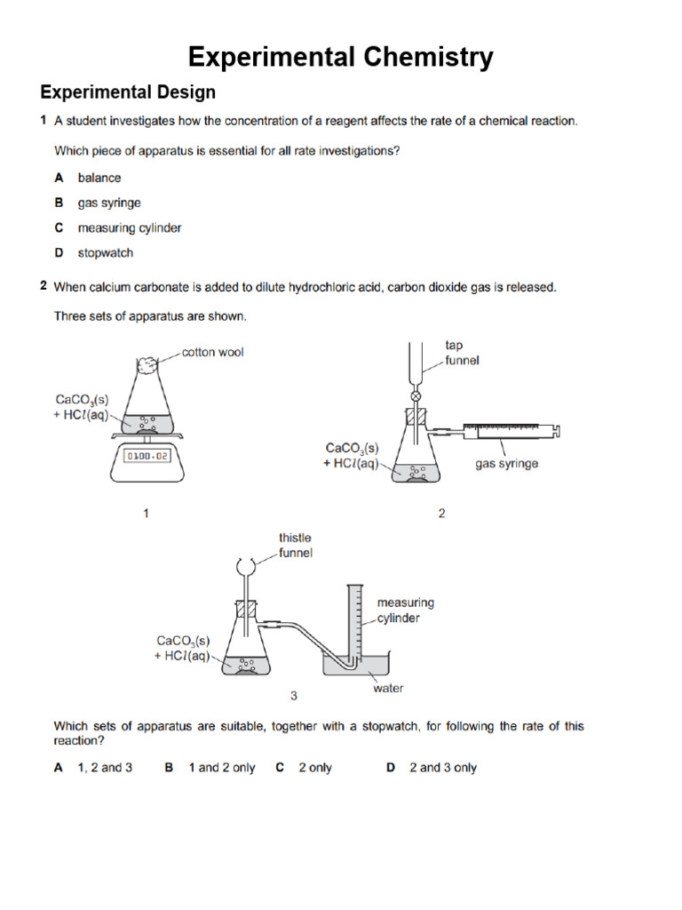 12 Experimental Techniques Paper 1 | PDF