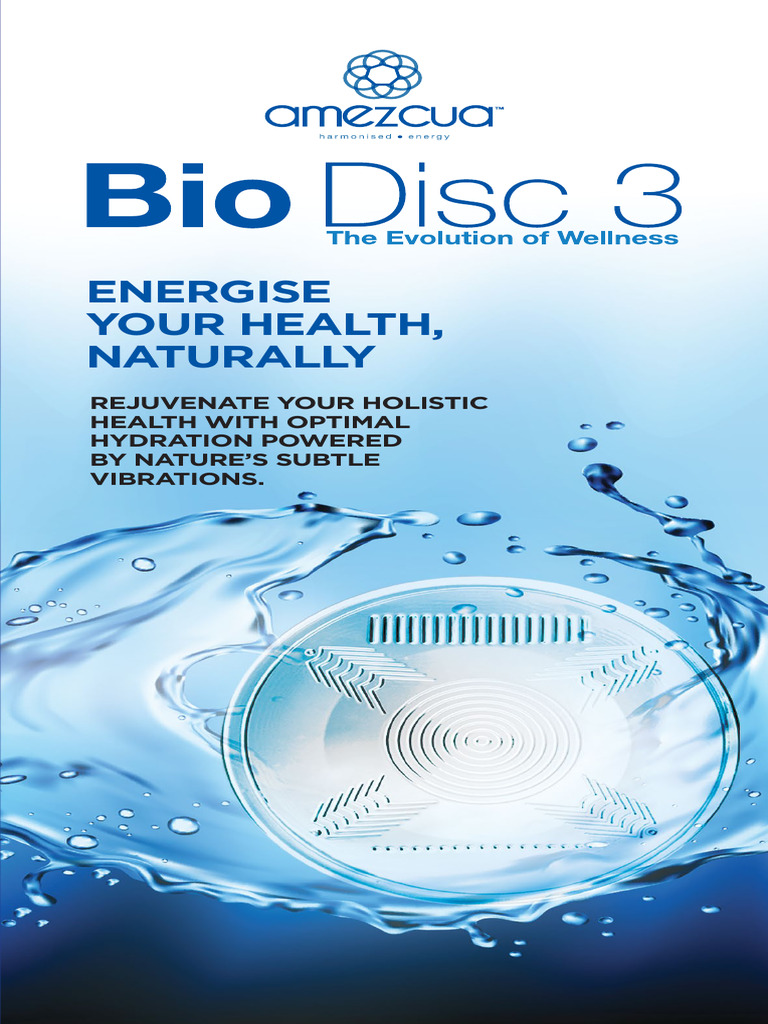 English BioDisc3 Brochure | PDF | Water | Clinical Medicine