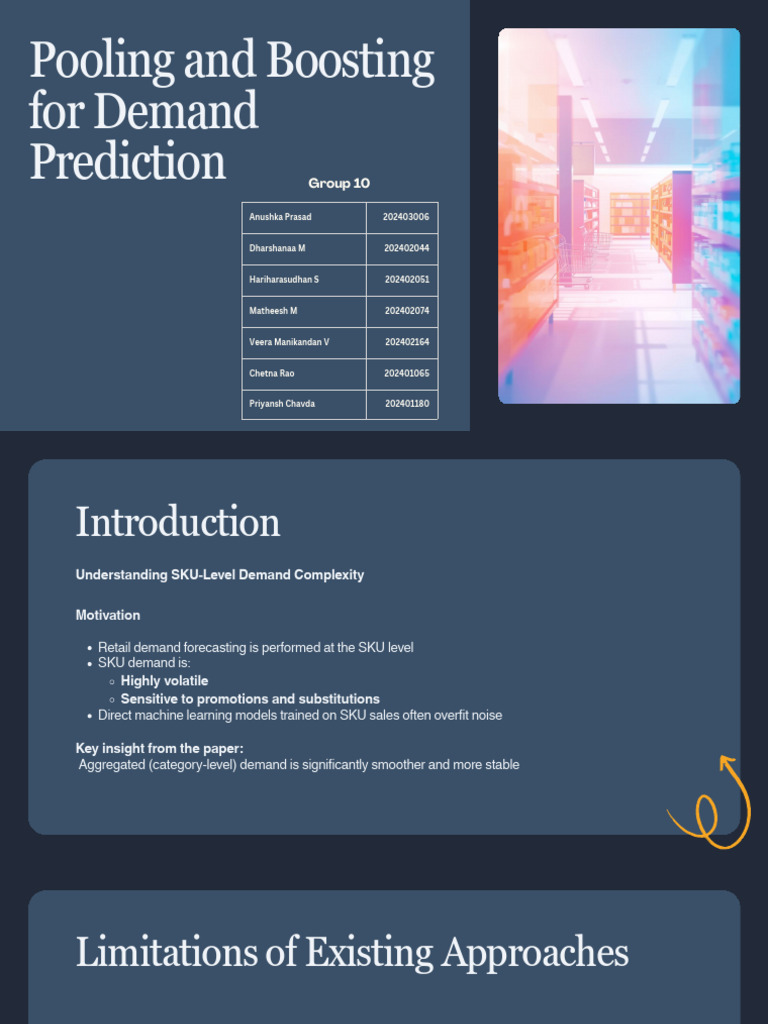 Presentation - Pooling and Boosting For Demand Prediction | PDF ...
