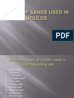Types of Sands Used in Moulds