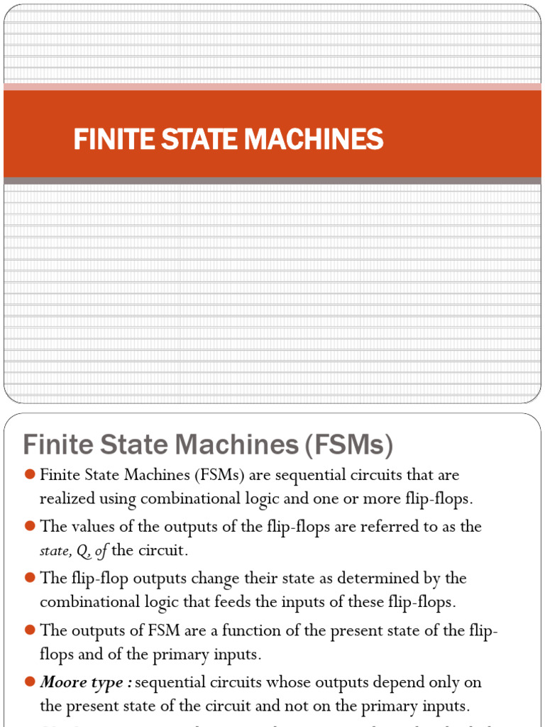 Finite State Machines | PDF | Electronics | Electronic Design