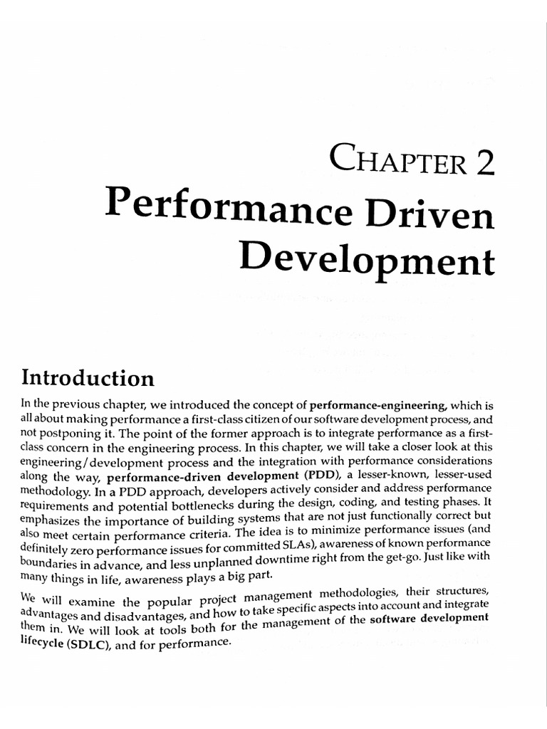 SPE - 02 - Performance Driven Development | PDF