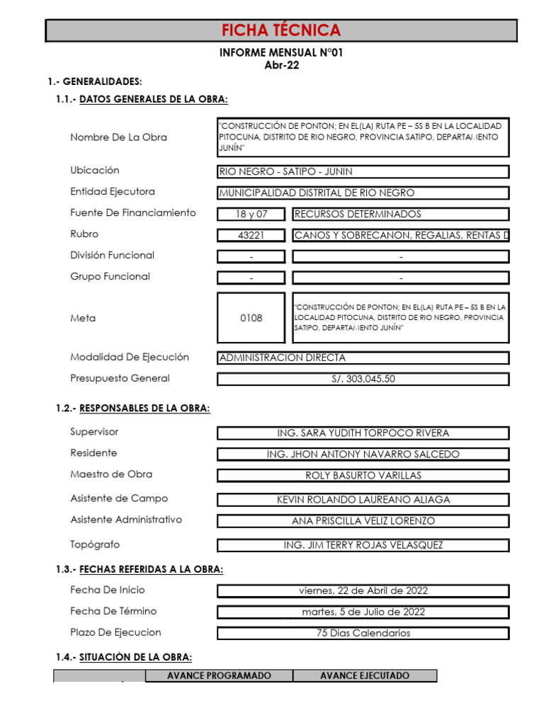 Ficha Tec | PDF