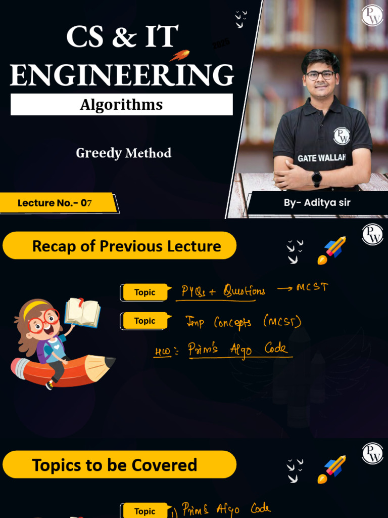 Greedy Method 07 Class Notes | PDF | Algorithms | Algorithms And Data ...