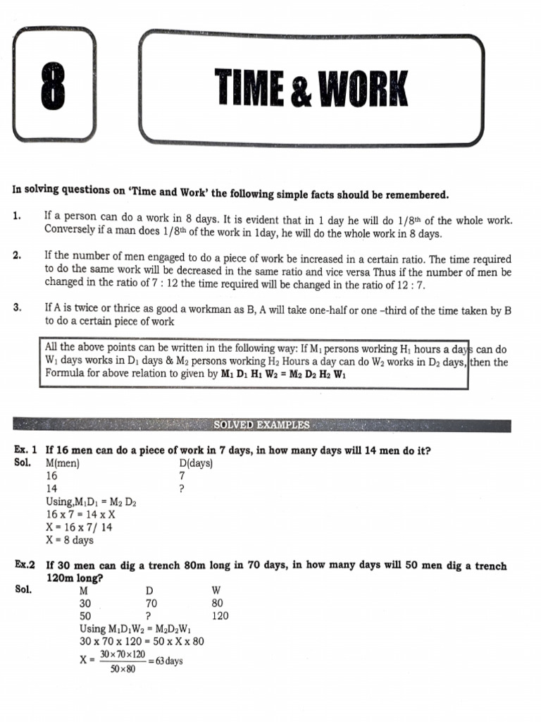 08 TimeAndWork | PDF