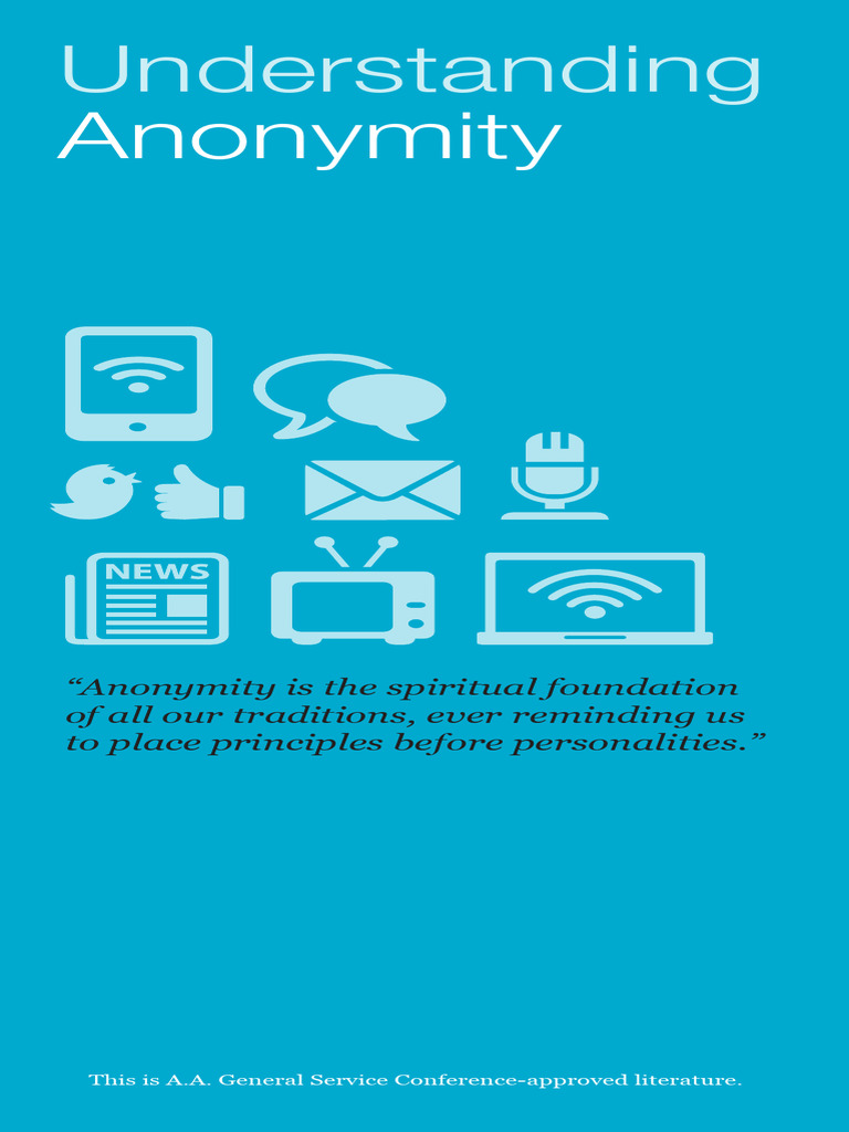 P-47 Understanding Anonymity ONLINE | PDF | Alcoholics Anonymous ...