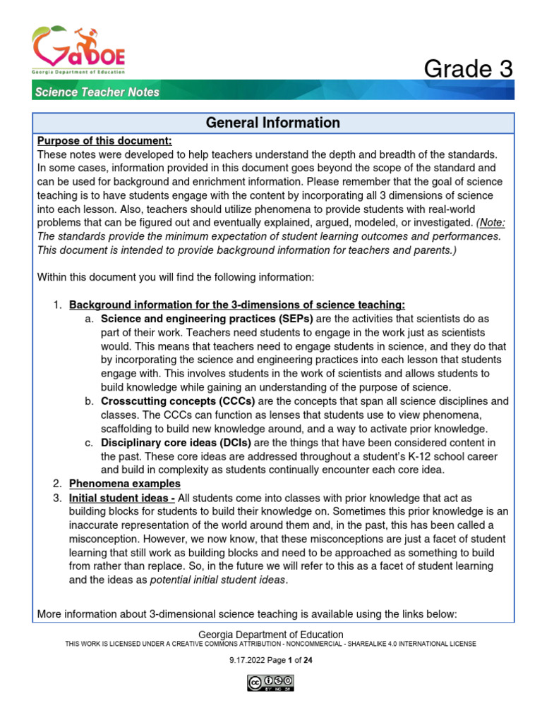Science 3rd Teacher Notes | PDF | Soil | Loam