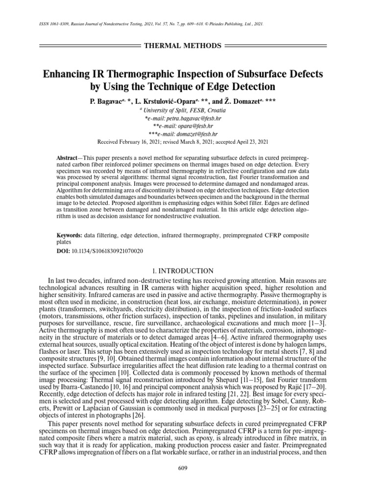 Enhancing IR Thermographic Inspection of Subsurface Defects by Using ...