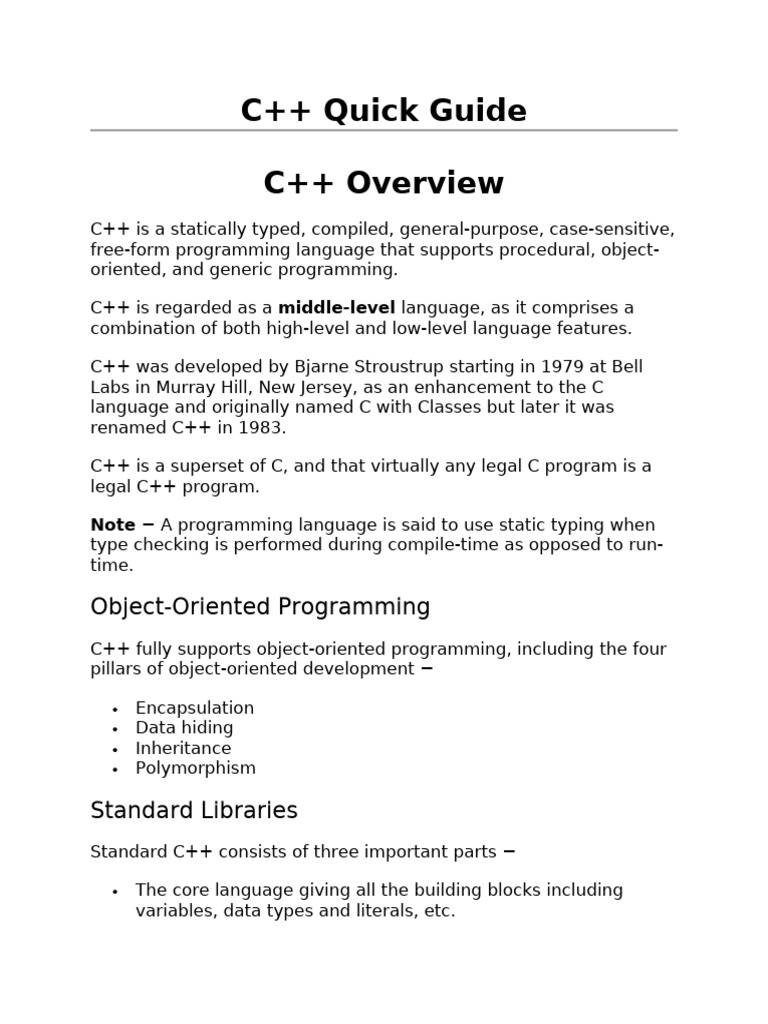 C++ Reading Note | PDF | C++ | Integer (Computer Science)