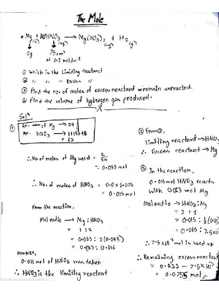 Chemistry Notes | PDF