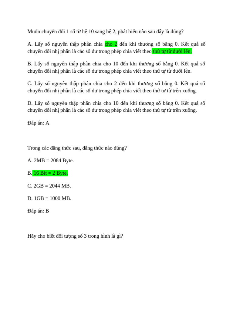 Tin 1 | PDF