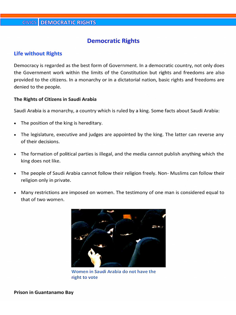 Democratic Rights | PDF