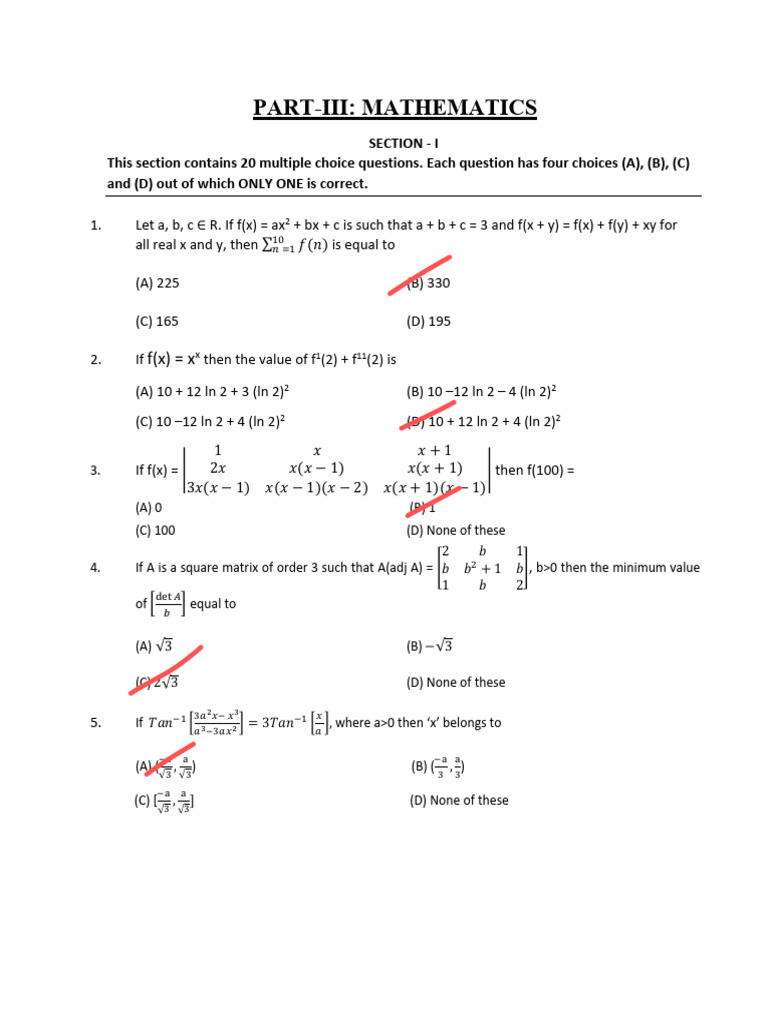 Edited - MCT 6 - Jee Mock Phase Test - Home - Class Xii (27!06!2025 ...