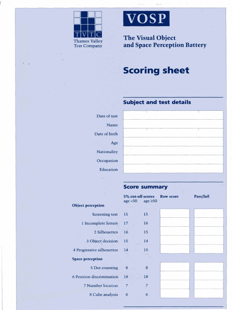 VOSP Cotation | PDF