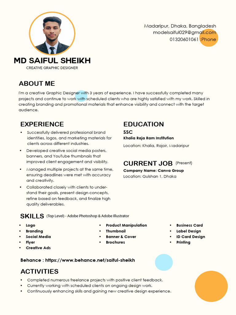 MD Saiful Sheikh CV | PDF