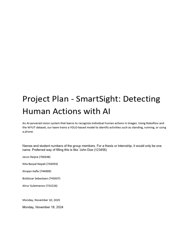 Project Plan - Group 2 - V.1 | PDF | Reliability Engineering | System
