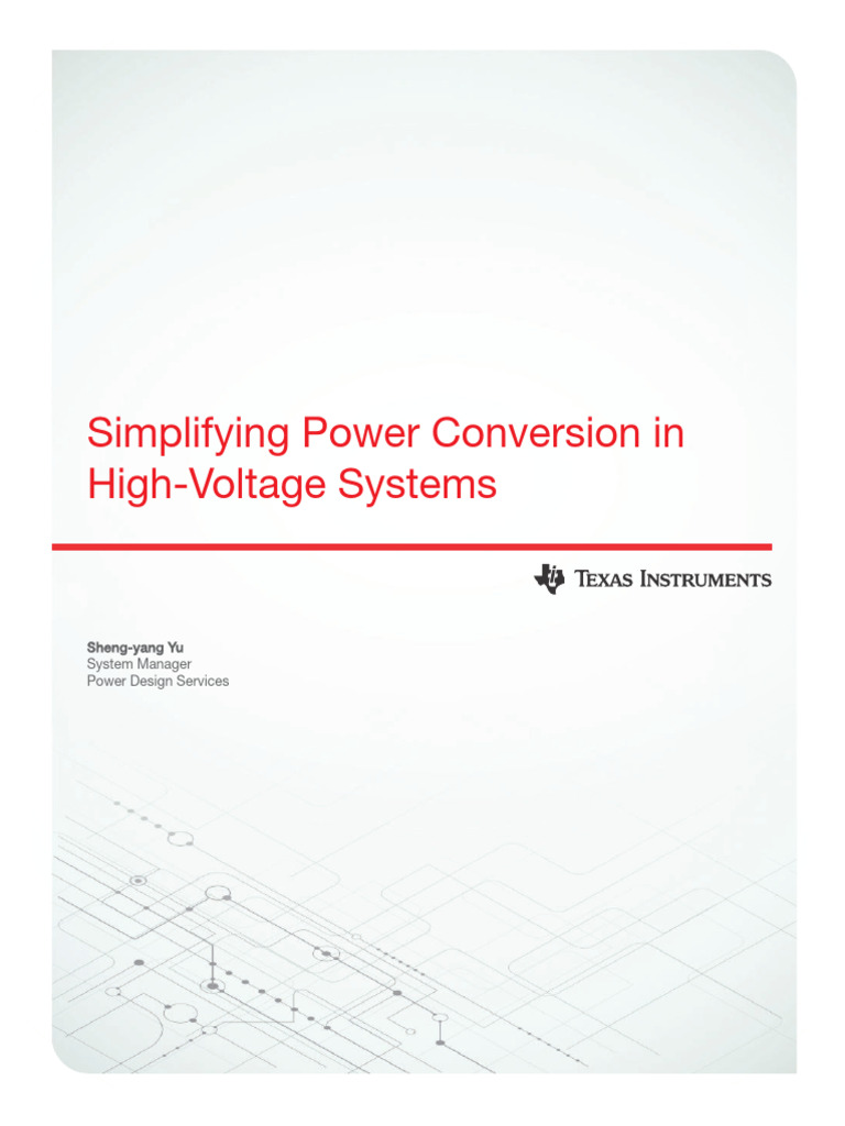 Simplifying Power Conversion | PDF | Rectifier | Field Effect Transistor