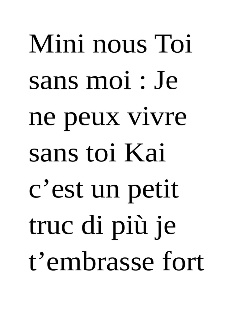 Mini Moi | PDF