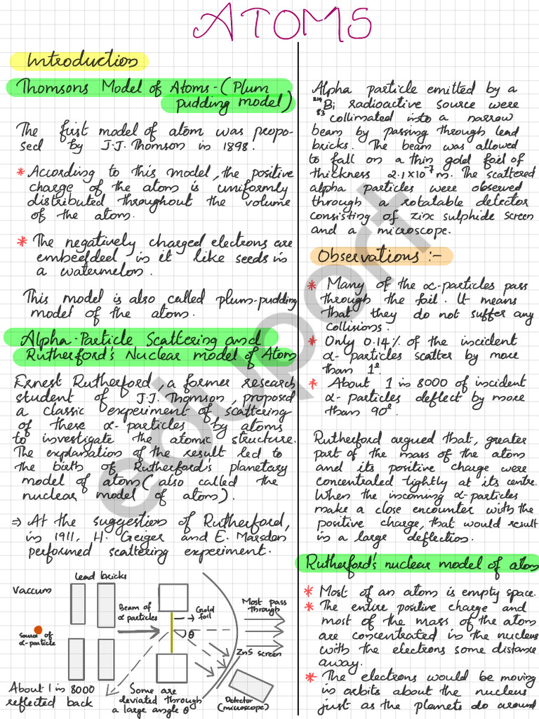 Atoms 2 10221123915uataue | PDF | Atomic Nucleus | Atoms