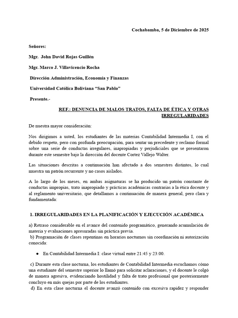 Carta Daef | PDF