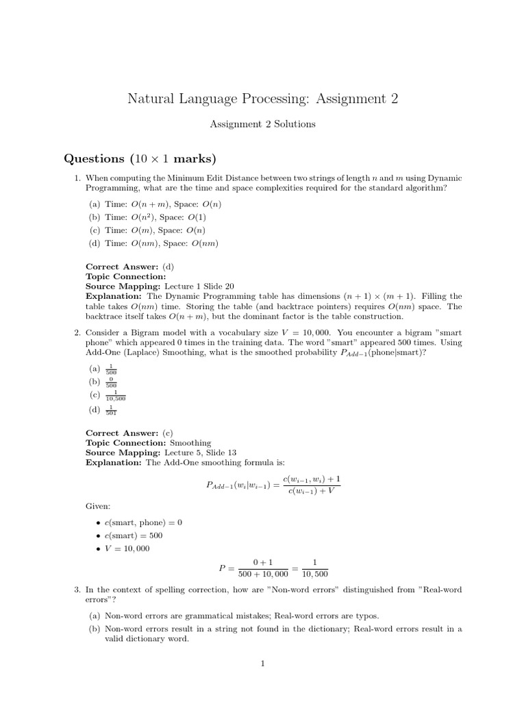 Week 02 Assignment 02 Solutions | PDF | Algorithms | Applied Mathematics