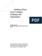Demutualising African Stock Exchanges - Challenges and Opportunities (1)