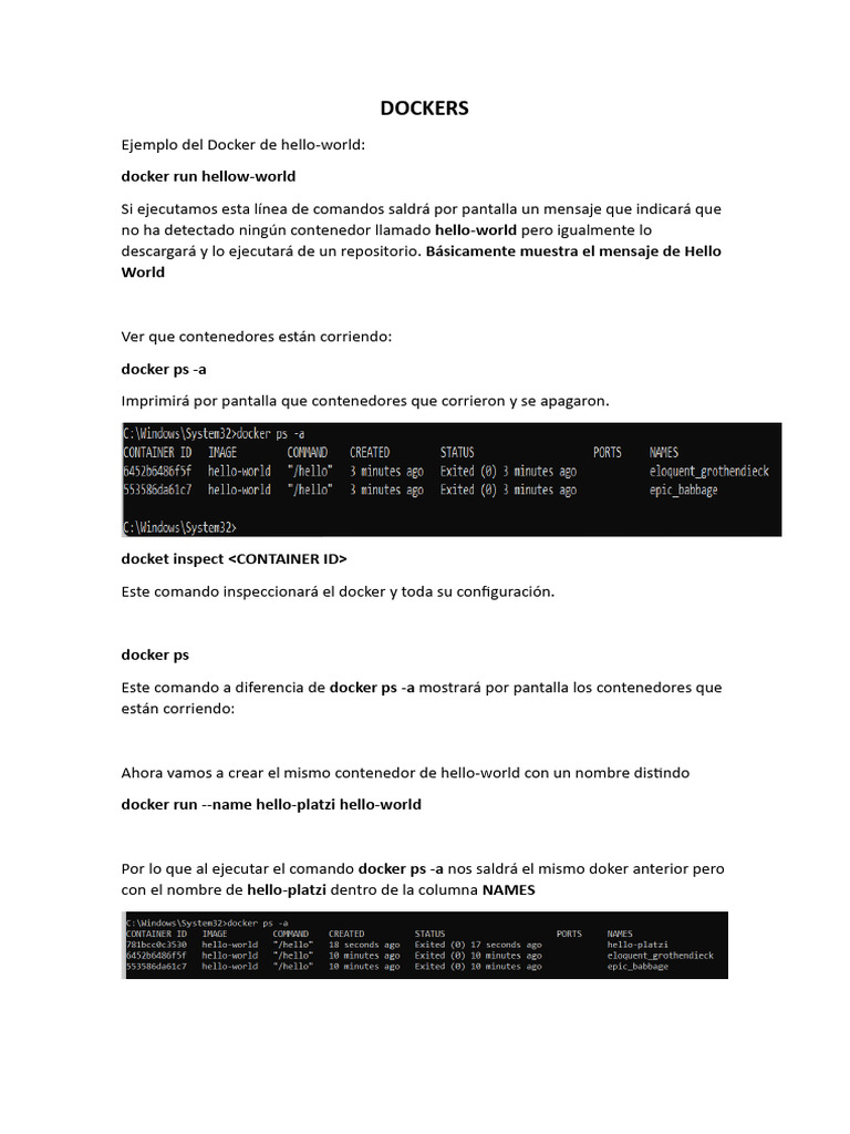 DOCKERS | PDF | Aplicación movil | Mongo Db