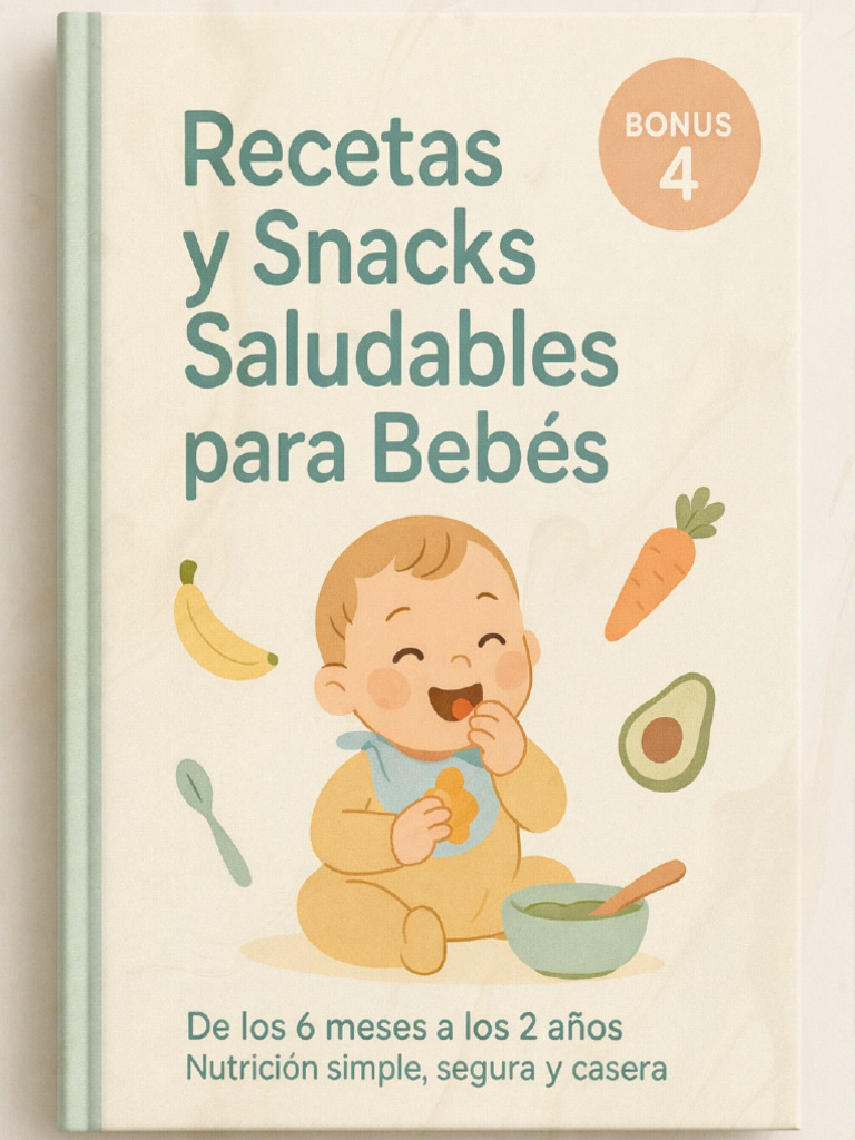 Bonus 3 - Snacks Saludables para Bebes | PDF | Cocinando | Alimentos