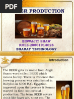 Beer Manufacturing Process Overview | PDF | Brewing | Beer