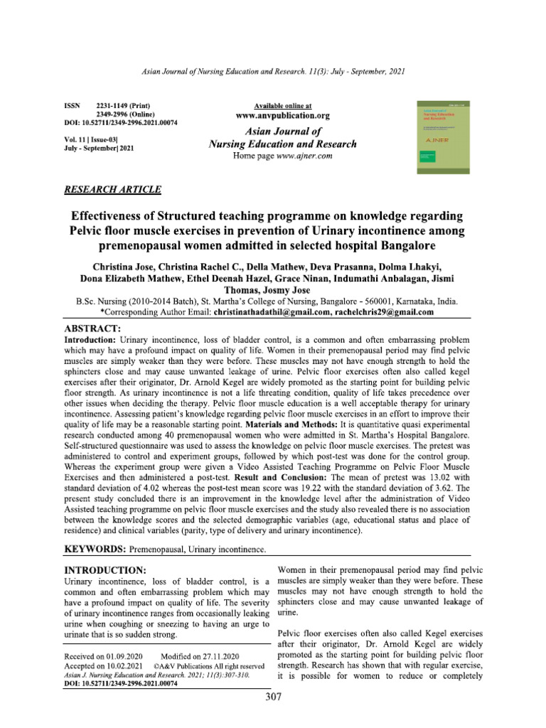 PFME and Premenopause | PDF