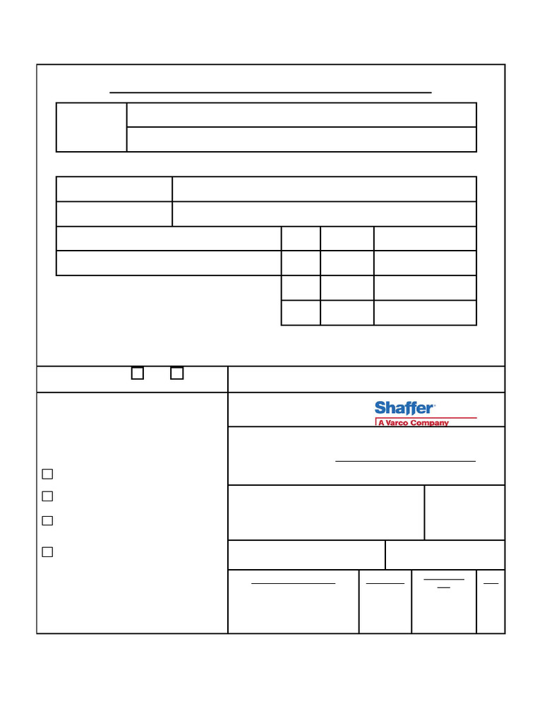 User Manual Shaffer BOP NXT Ram | PDF | Mechanical Engineering