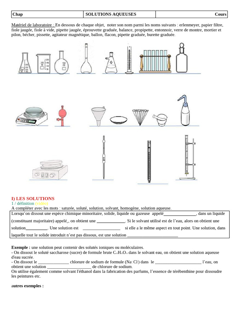 2019 Ch2 Solutions Aqueuses | PDF | Eau de mer | Eau