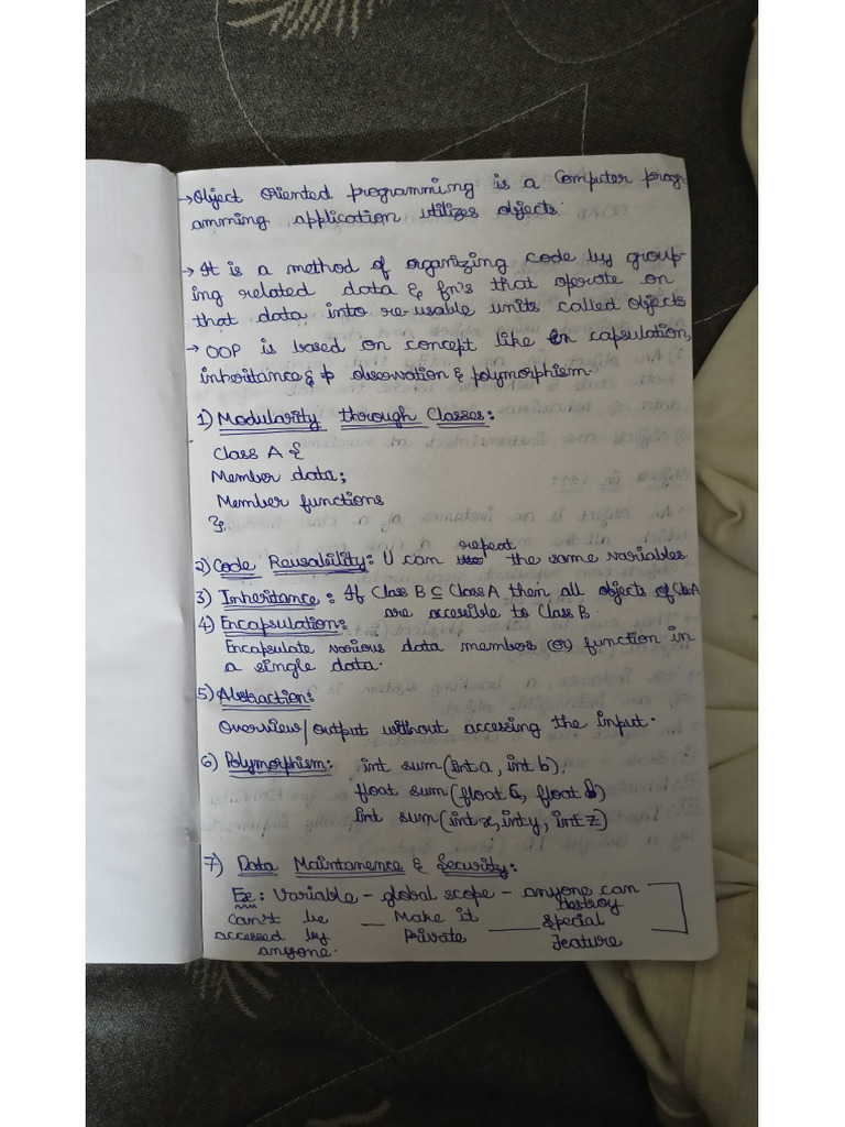 Oops Notes Final | PDF