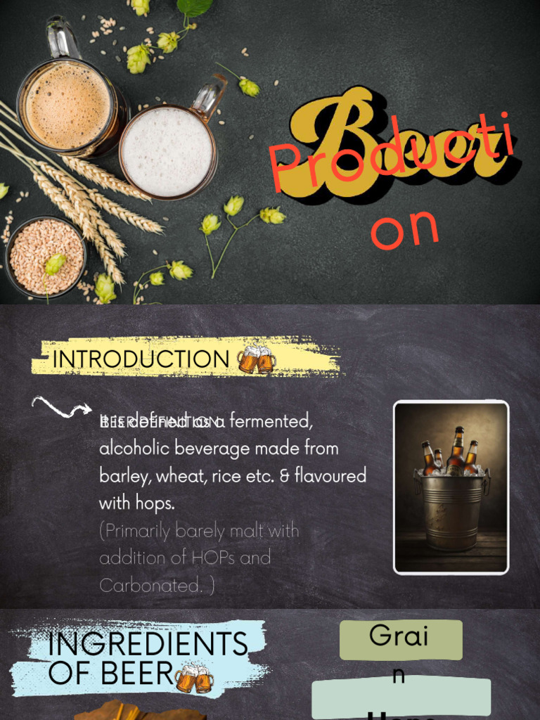 Beer Production | PDF
