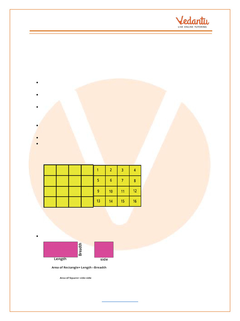 Area and Its Boundary Class 5 Maths Notes - Free PDF | PDF | Area | Length