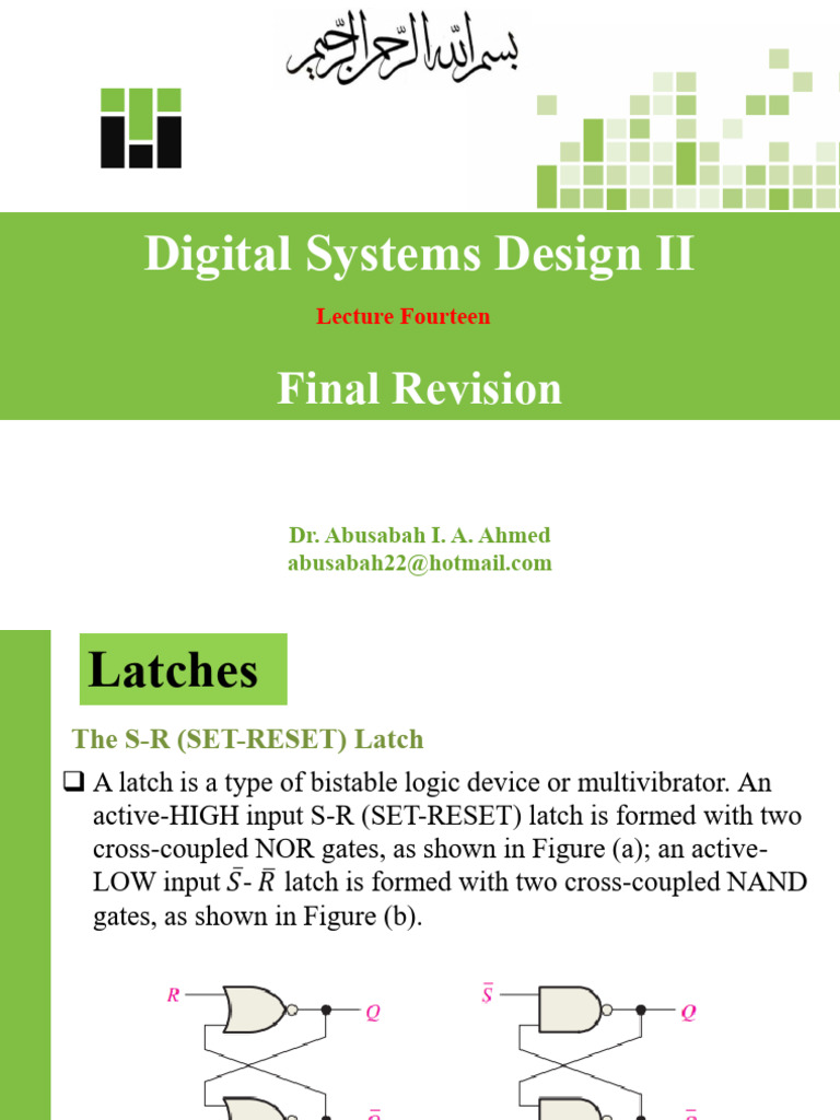 Lec 14 | PDF | Electrical Circuits | Computing