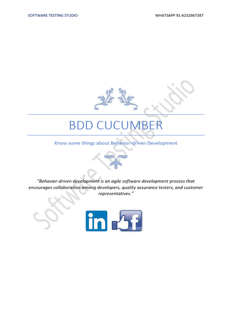 Learning BDD Cucumber | PDF