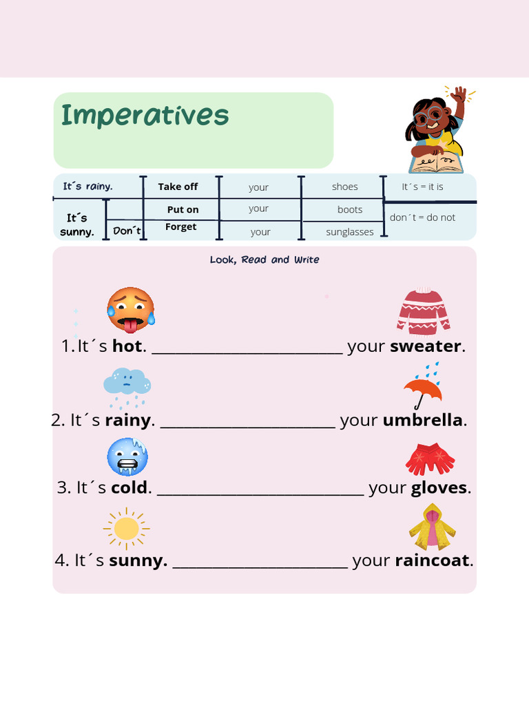 Imperatives Grammar 2 | PDF