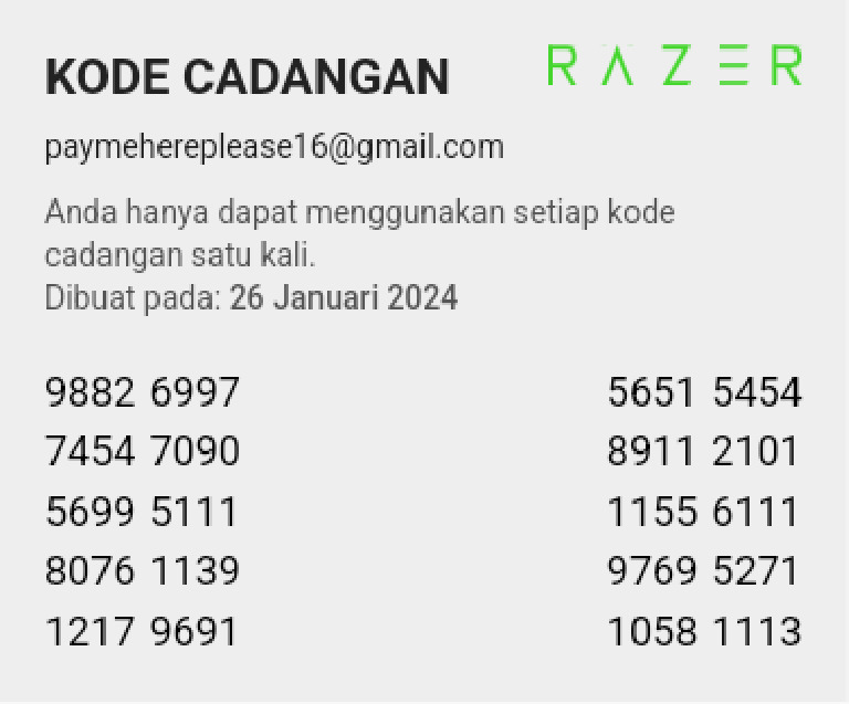 Razer Id Codes 1706278621674 | PDF