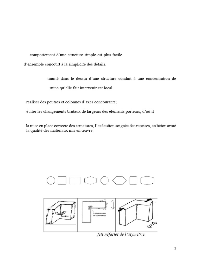 Chapitre 4 Principes de Conception Parasismique Des Batiments | PDF