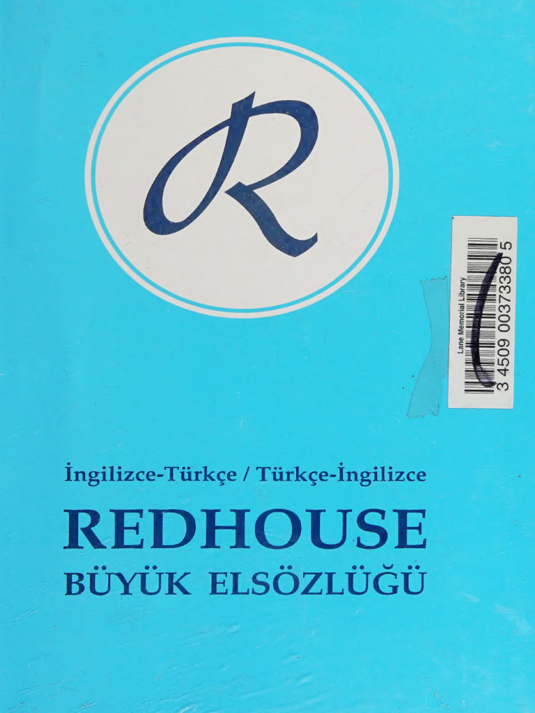 Redhouse Büyük Elsözlüğü | PDF