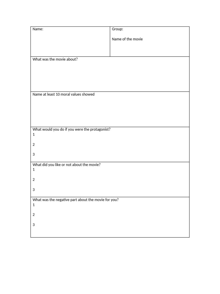 Movie Report | PDF