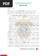 Contoh Surat Perjanjian Sewa-Menyewa Rumah