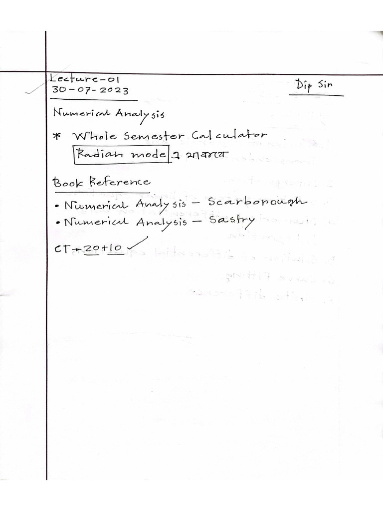 Numerical Analysis | PDF