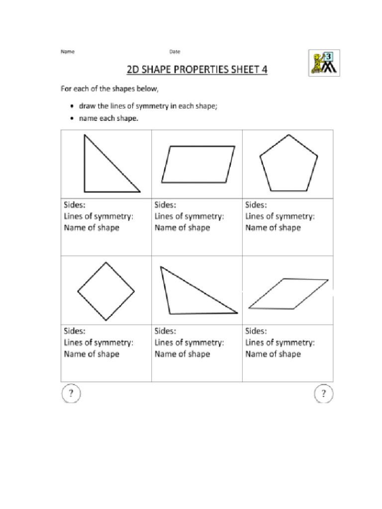 2D Shapes and Properties 4 | PDF