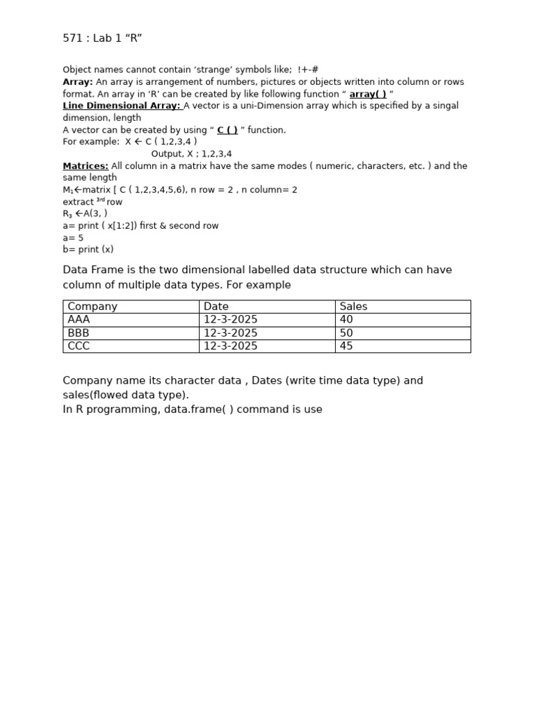 571 Lab 1 R | PDF