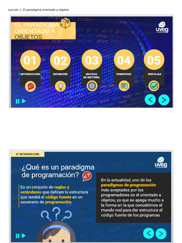 Lección 1. El Paradigma Orientado A Objetos | PDF