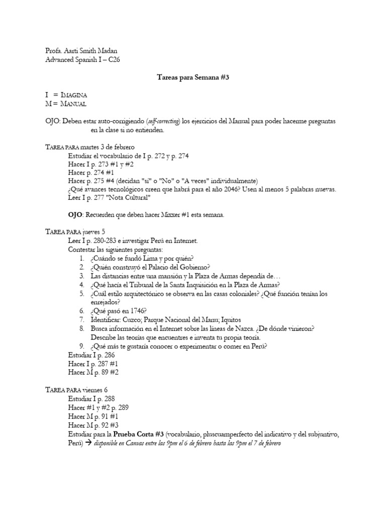 Tarea Para Semana 3 y 4-C26 | PDF